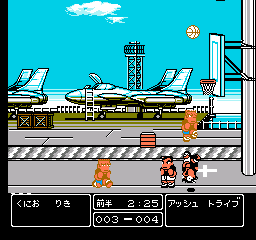 Nekketsu! Street Basket - Ganbare Dunk Heroes (Japan) In game screenshot